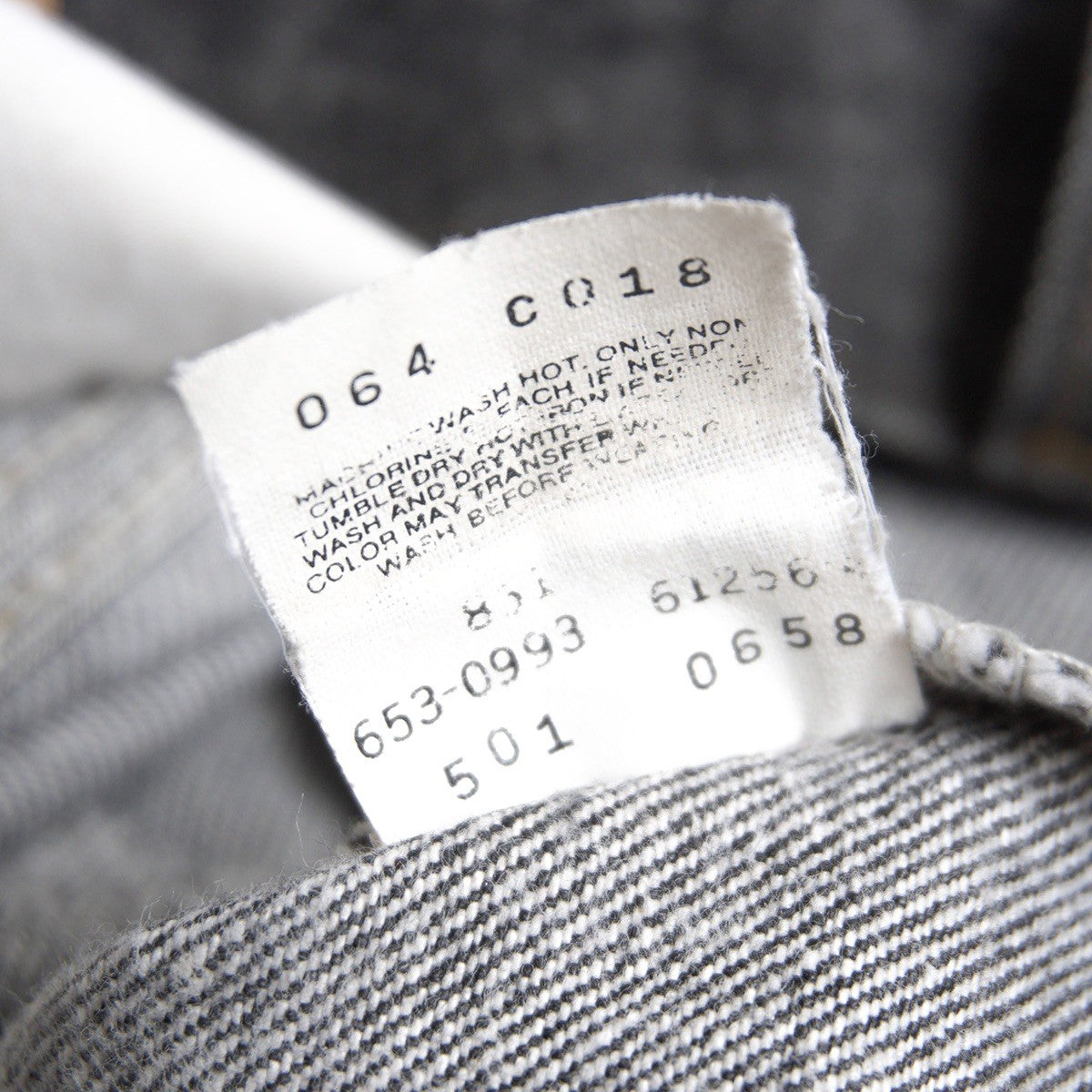 LEVI'S 90s USA 501 Pre-Dyed Black Denim Jeans Size 32×30