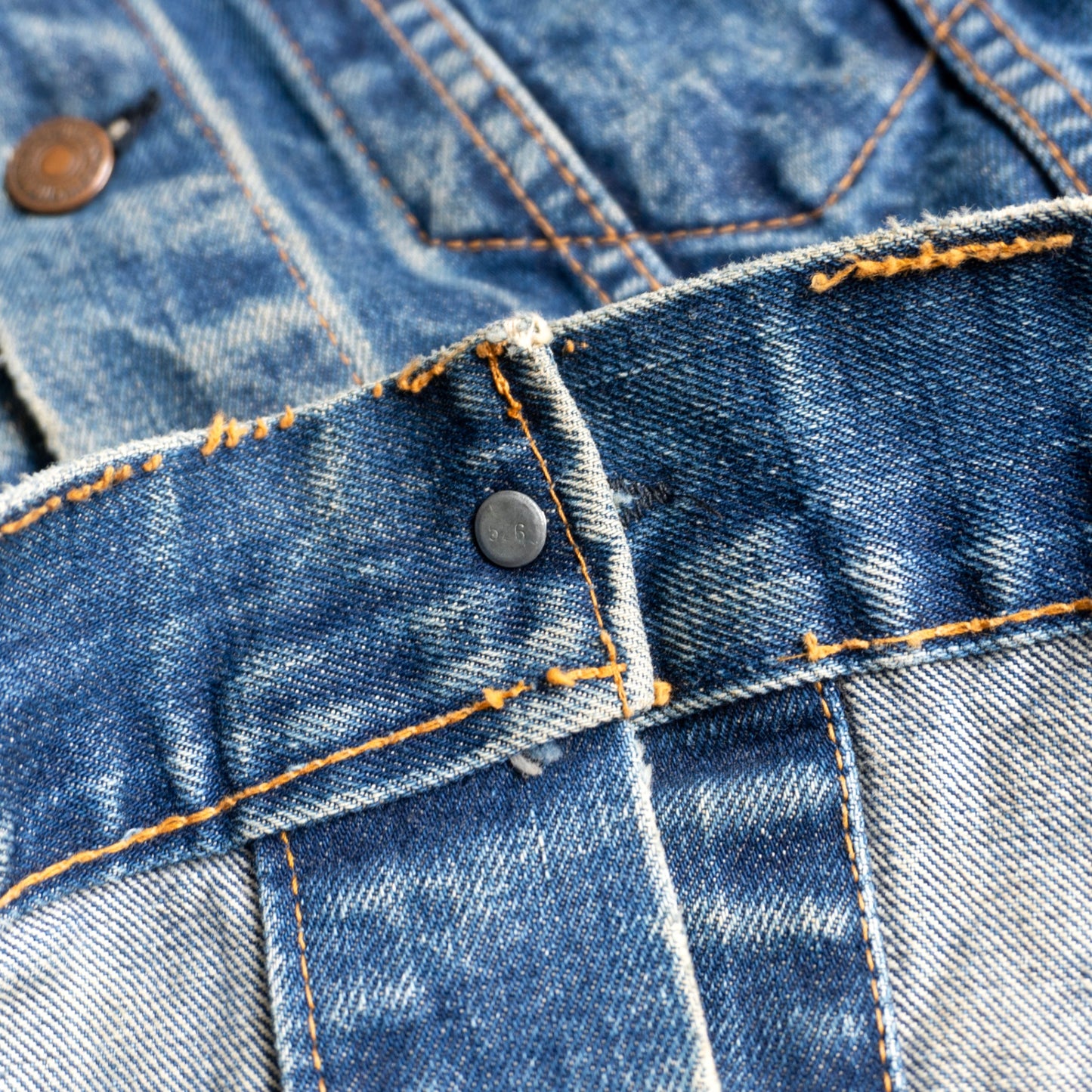 LEVI'S 60s 70505 4th Big E Denim Jacket Size S