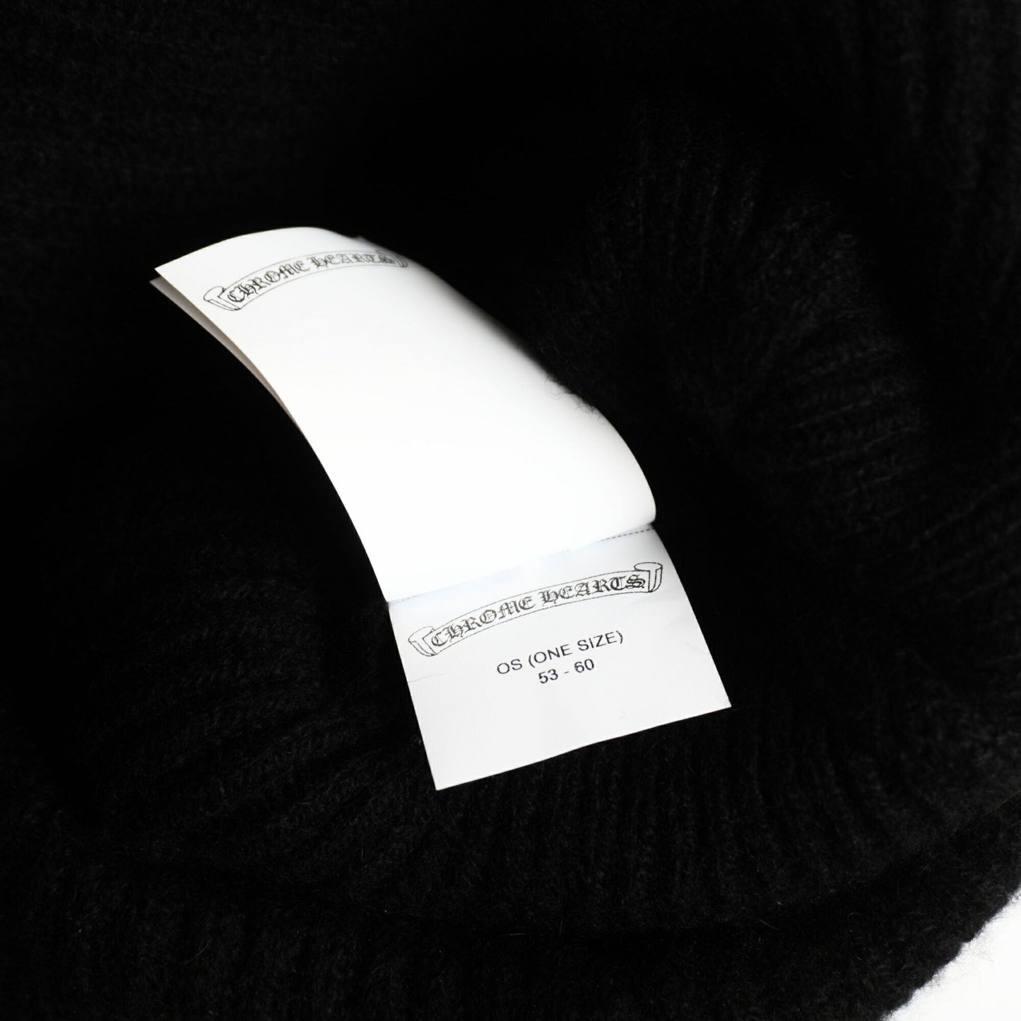 CHROME HEARTS Big Daddy Cashmere Knit Beanie Size ONE SIZE