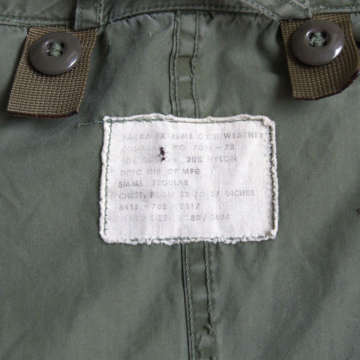 US ARMY 70s M-65 Fishtail Mod Parka Size S