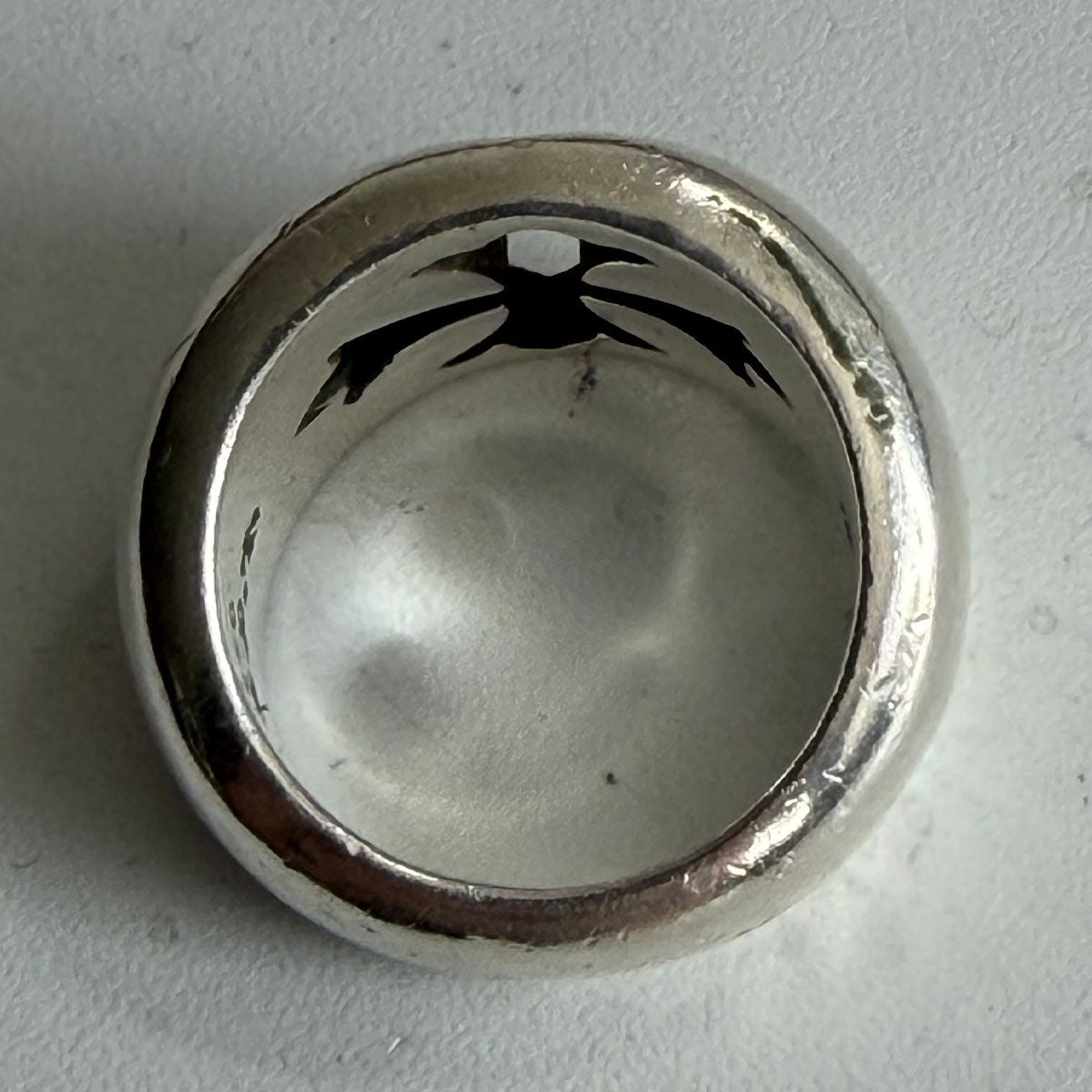 CHROME HEARTS Negative Space Ring Silver Size ONE SIZE