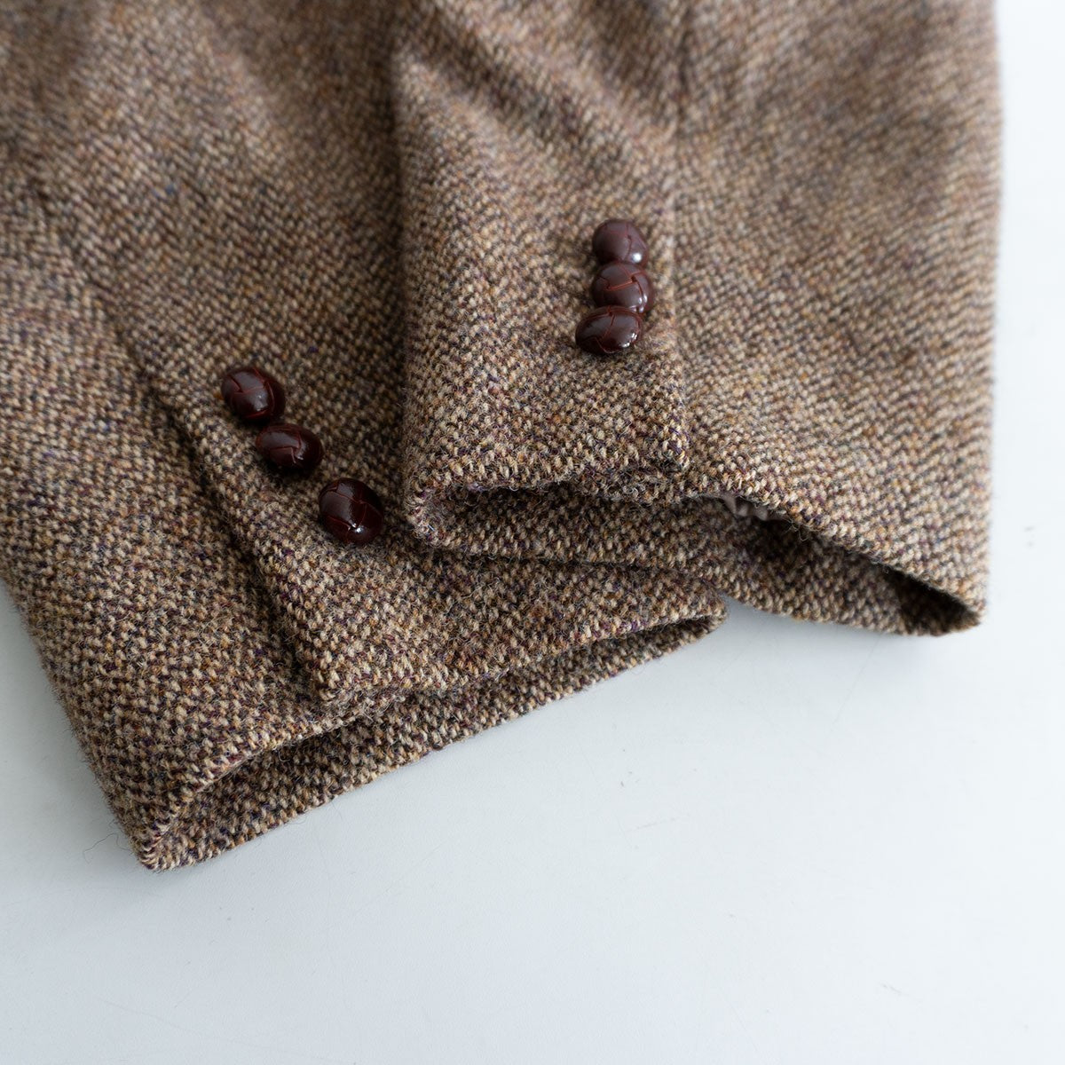 PAPAS x Harris Tweed 2B Tweed Tailored Jacket Size M46