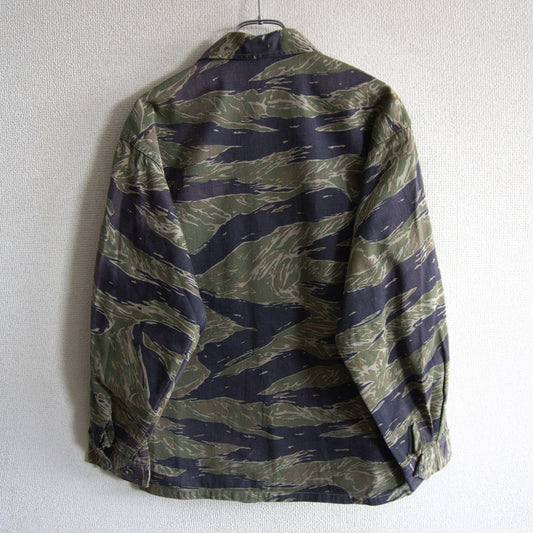 NAM 60s US Military Vietnam War Tiger Stripe Shirt Size S