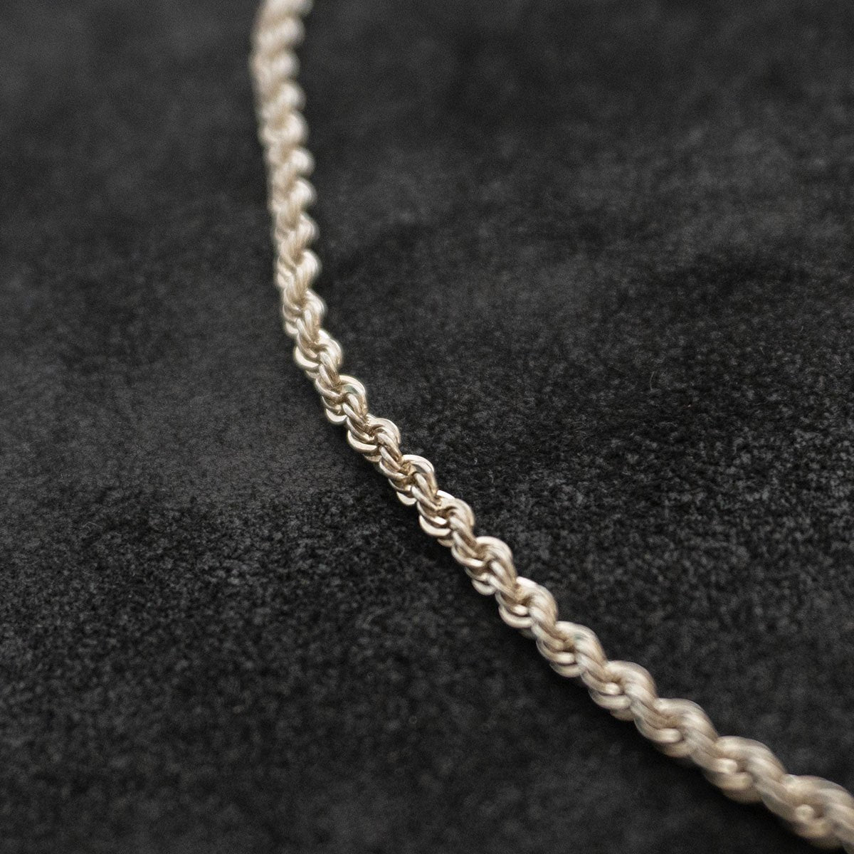 TIFFANY Sterling Silver Twisted Rope Chain Size ONE SIZE