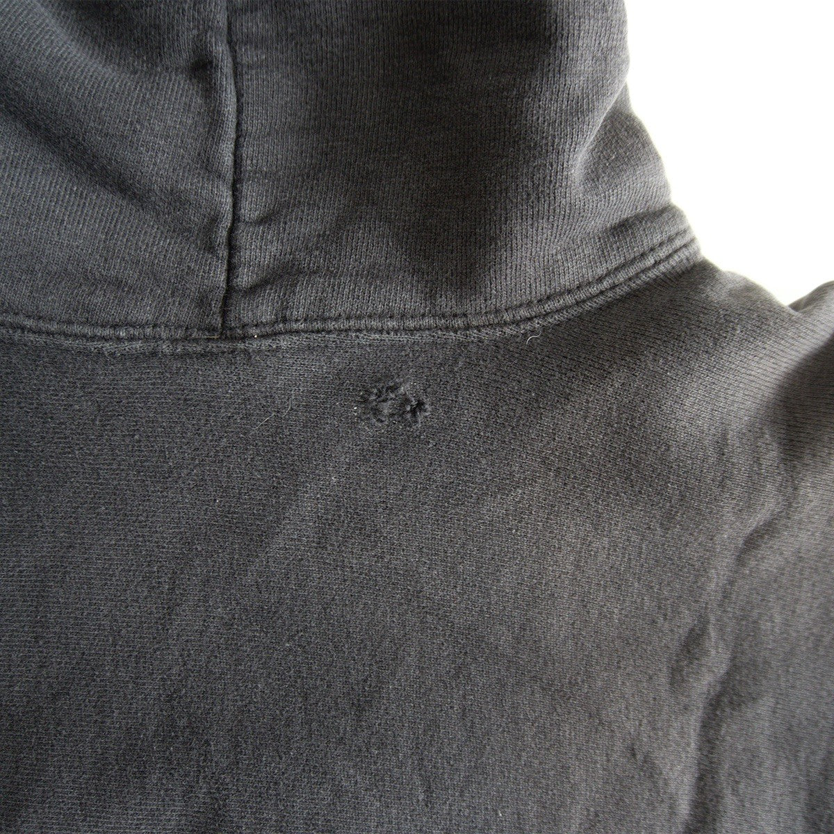 CHAMPION 90s Reverse Weave Black USA Hoodie Size M