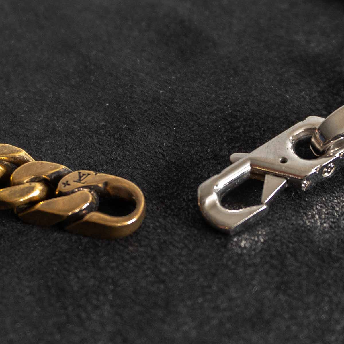 LOUIS VUITTON Monogram Collier Chain Necklace Size ONE SIZE