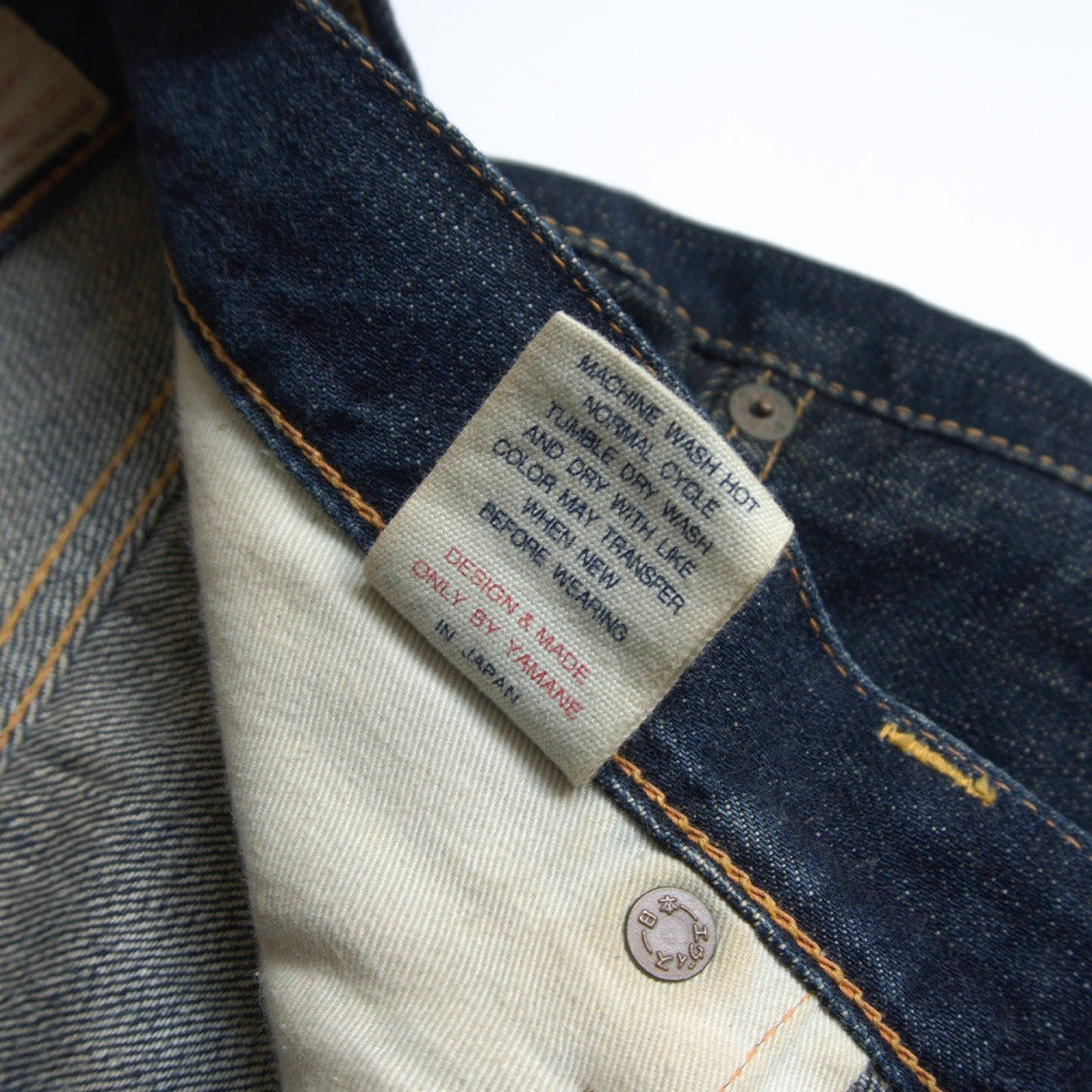 EVISU 7001 Big Seagull Dark Indigo Short Denim Pants Size 38