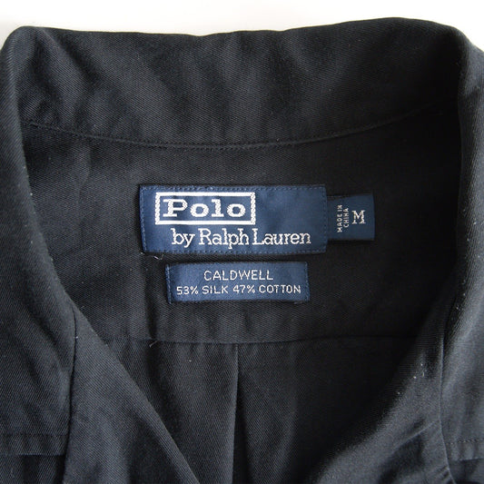 POLO RALPH LAUREN Caldwell Silk Cotton Open Collar Size M