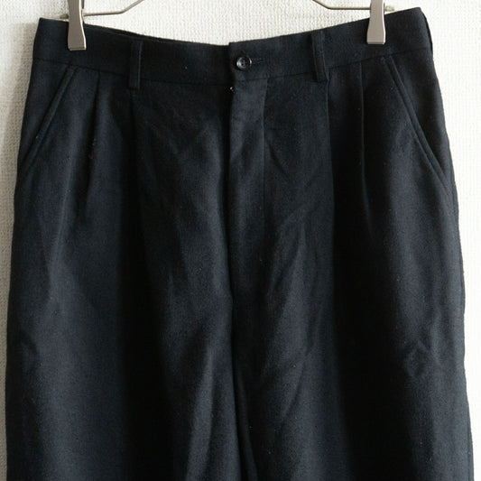 COMME des GARCONS HOMME AD2021 Wool Slacks Black Size 28