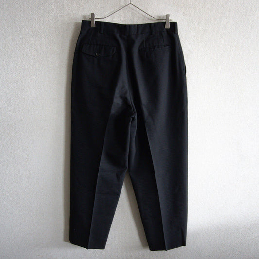 COMME des GARCONS HOMME 90s Jacquard Black Trousers Size 32