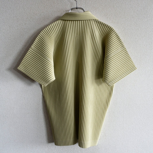 HOMME PLISSE ISSEY MIYAKE Pleated Shirt Yellow Size M