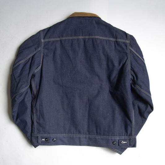 LEE 70s 191LB Indigo Denim Jacket Talon Zipper Size L