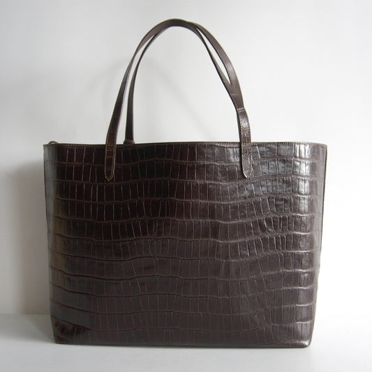 FELISI 15/20/SA Croc Embossed Leather Tote Bag Size ONE SIZE