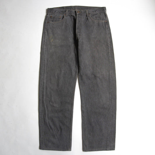 LEVI'S 90s 501 Pre-Dyed Black Denim Made in USA Size 36×34