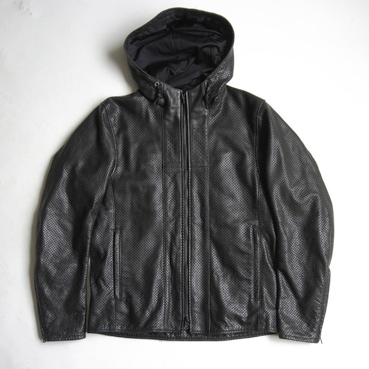 KADOYA ALTER KEIS Perforated Hooded Rider Jacket Size LL