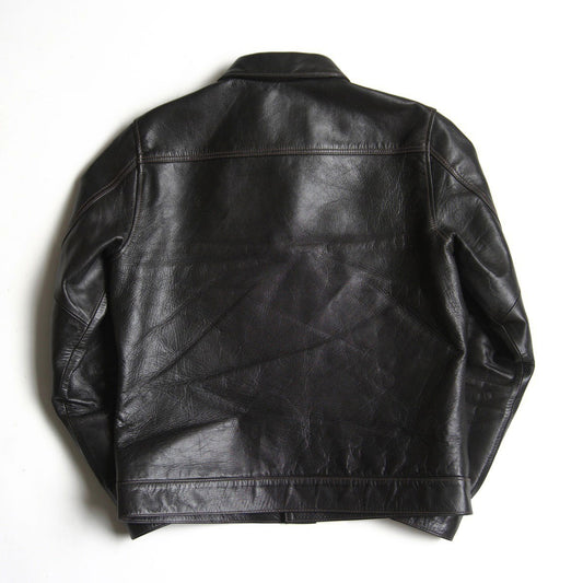 Y'2 LEATHER Horsehide 1st Type Leather Jacket Size 38