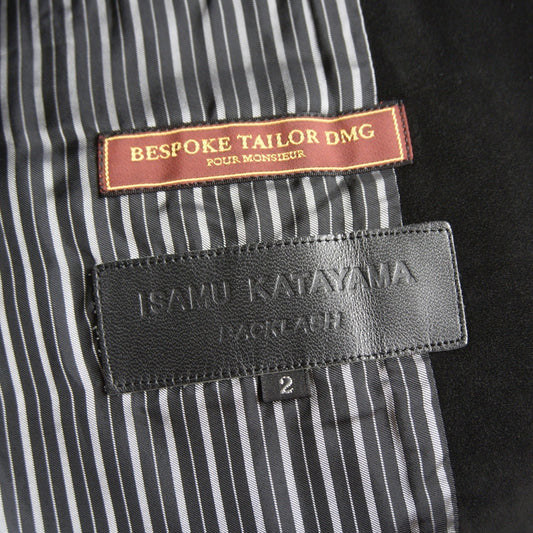 ISAMU KATAYAMA BACKLASH Calf Leather Tailored Jacket Size 2