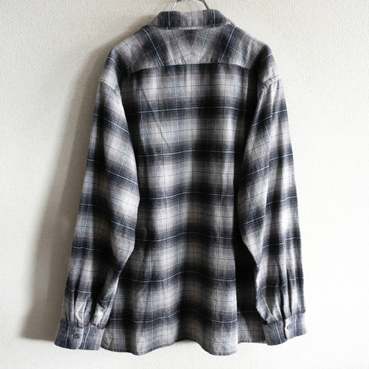 PENDLETON Open Collar Cotton Ombre Boxy Shirt Size XL