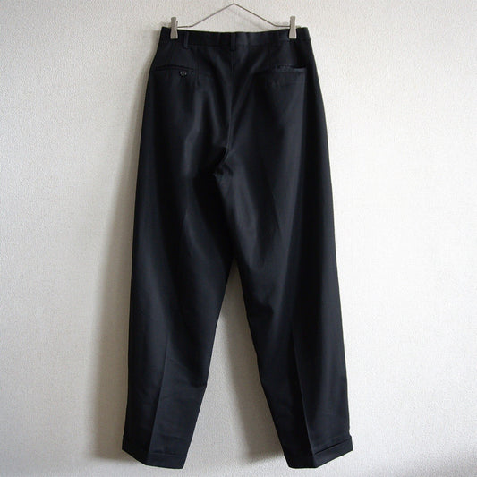 Y's for men 90s Black Wool Wide Slacks Size M