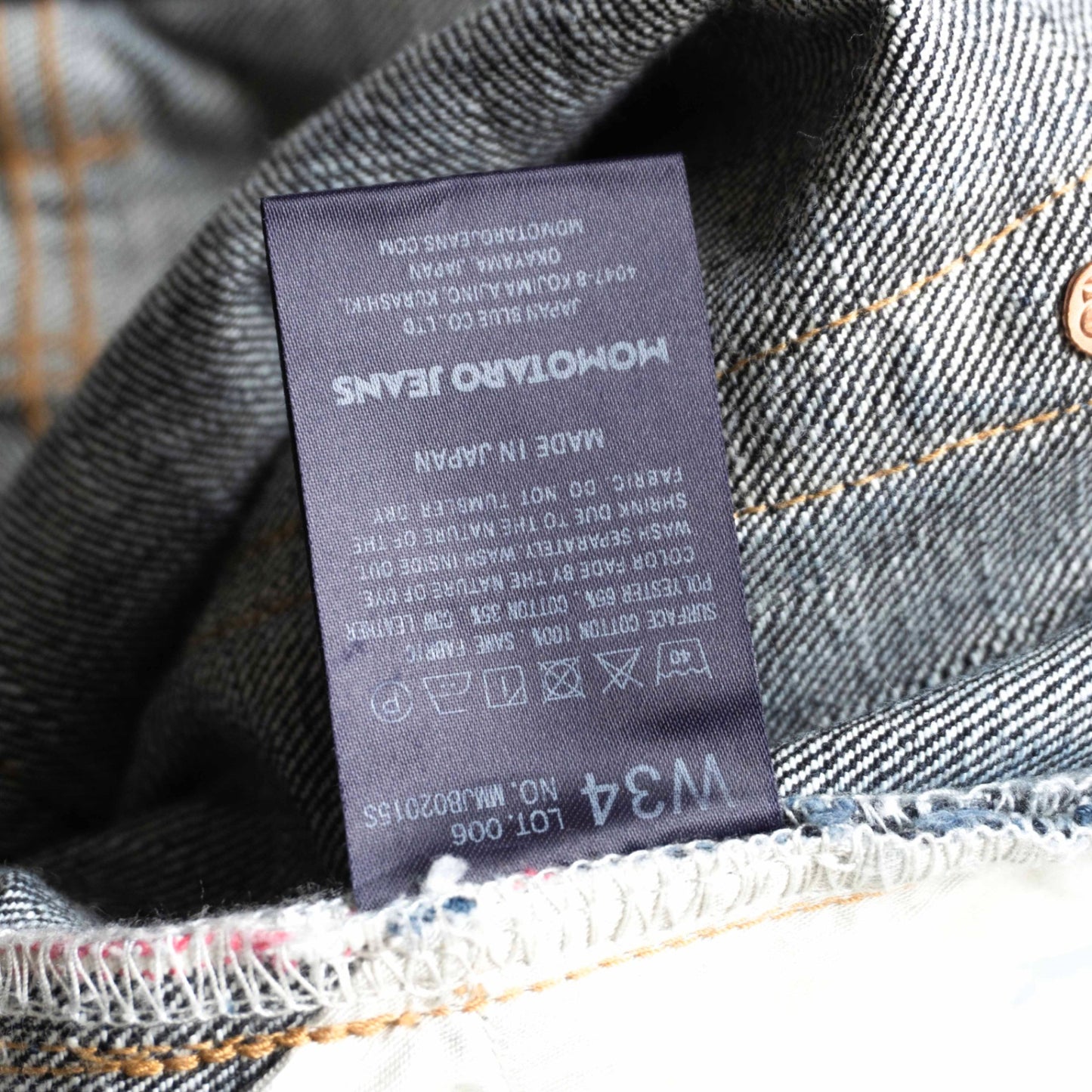 CLASSIC TAPERED 0705SP 15.7oz Denim Pants Size 34