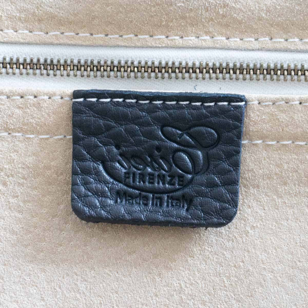 CISEI Lindos Leather Tote Bag Navy Size ONE SIZE
