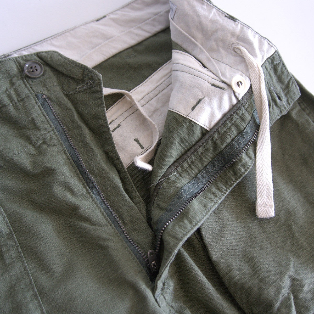 Engineered Garments Olive Cotton Ripstop Pants Size S Size