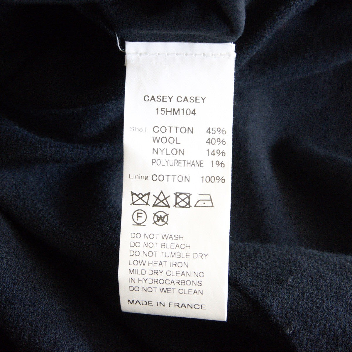 CASEY CASEY Oliver Oversized Coat Black Size S