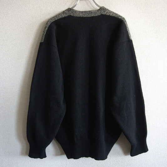 COMME des GARCONS HOMME 80s Panelled Wool Cardigan Size L