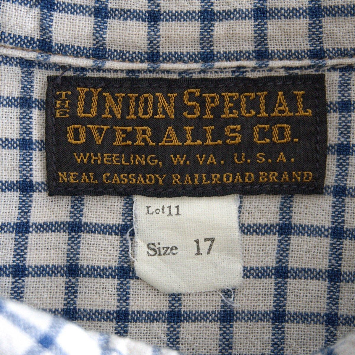 FREEWHEELERS UNION SPECIAL OVERALLS Neal Work Shirt Size 17