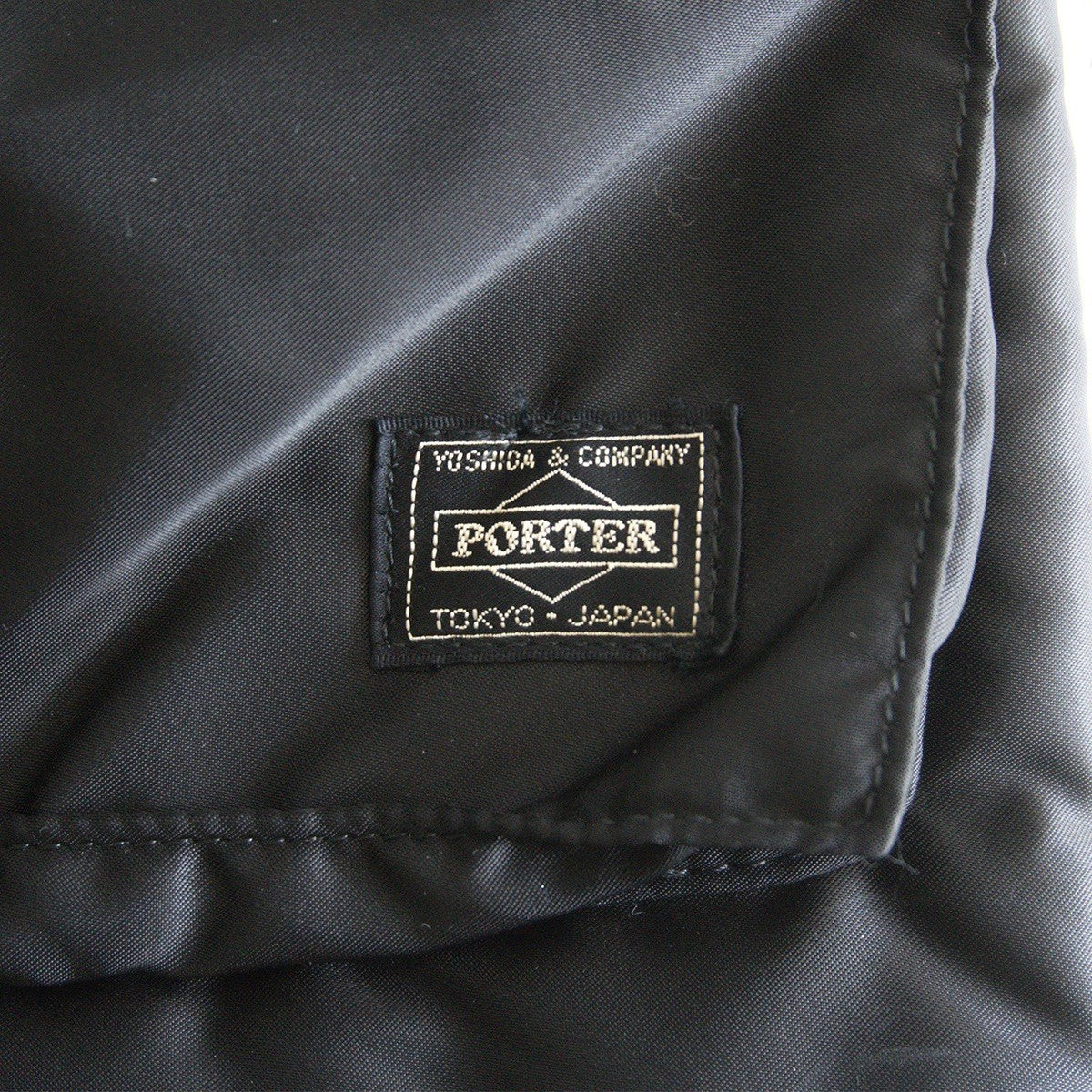 TANKER BAG Porter Black 2-Way Nylon Helmet Bag Size ONE SIZE