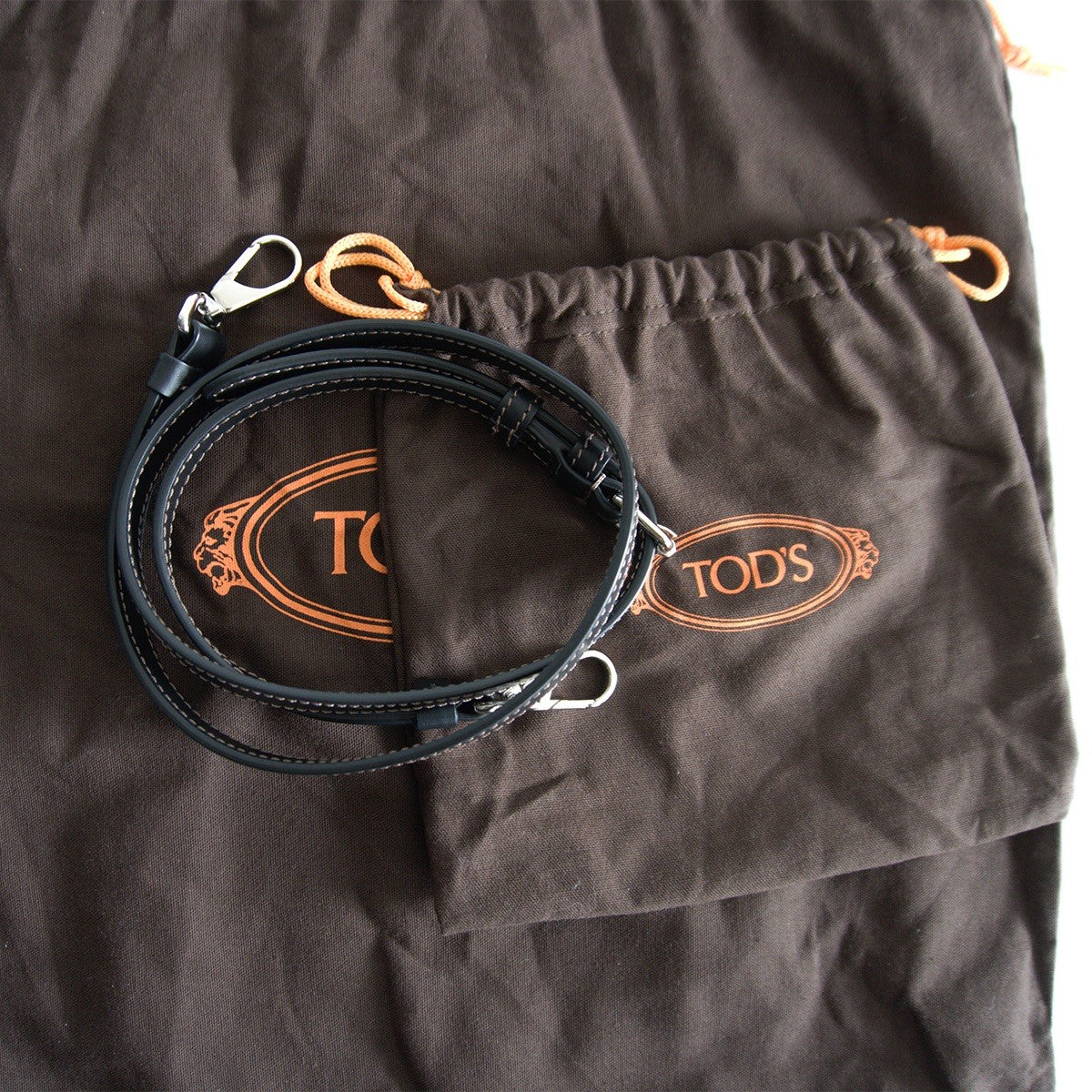 TOD'S T Timeless 2-Way Leather Mini Bag Black Size ONE SIZE