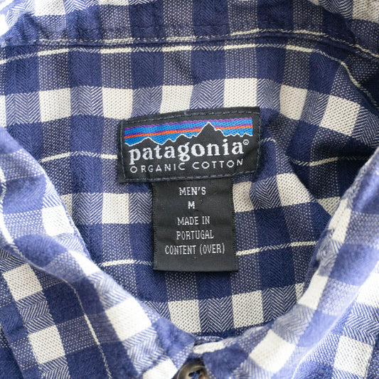 PATAGONIA 00s Organic Cotton Check Shirt Size M