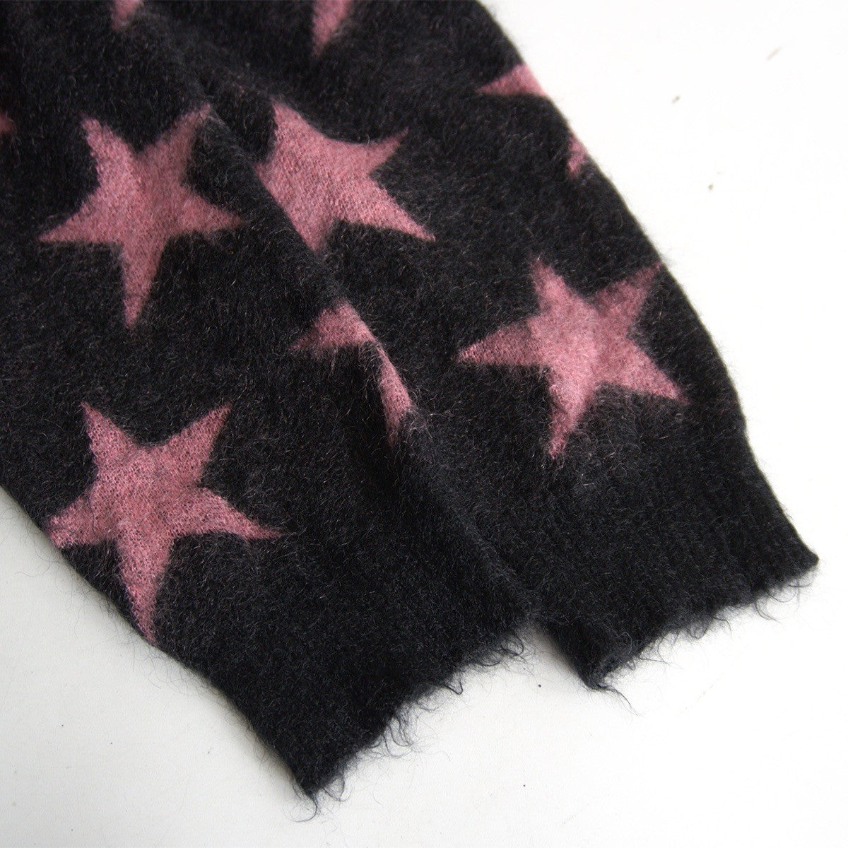 WACKO MARIA Star Pattern Mohair Cardigan Size M