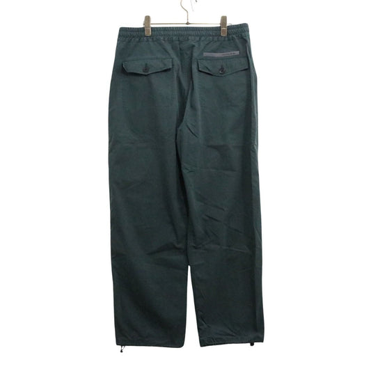 MAISON KITSUNE Ventile Cotton Easy Pants Green Size L