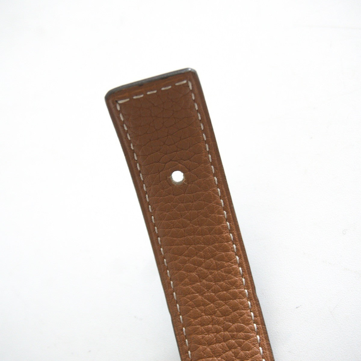 HERMES Kit Reversible Leather Belt Black Brown Size 95