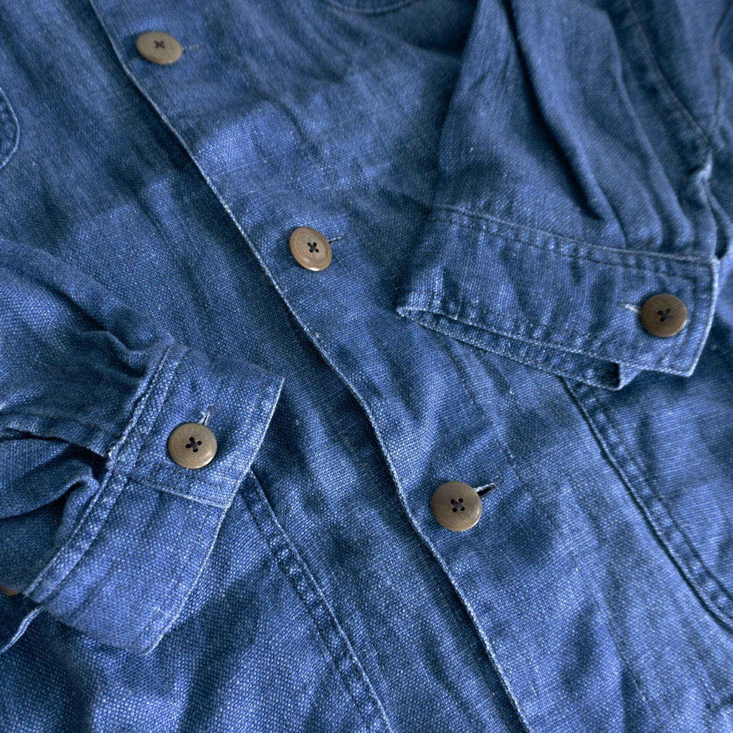 POLO RALPH LAUREN Indigo Linen Hunting Jacket Size M