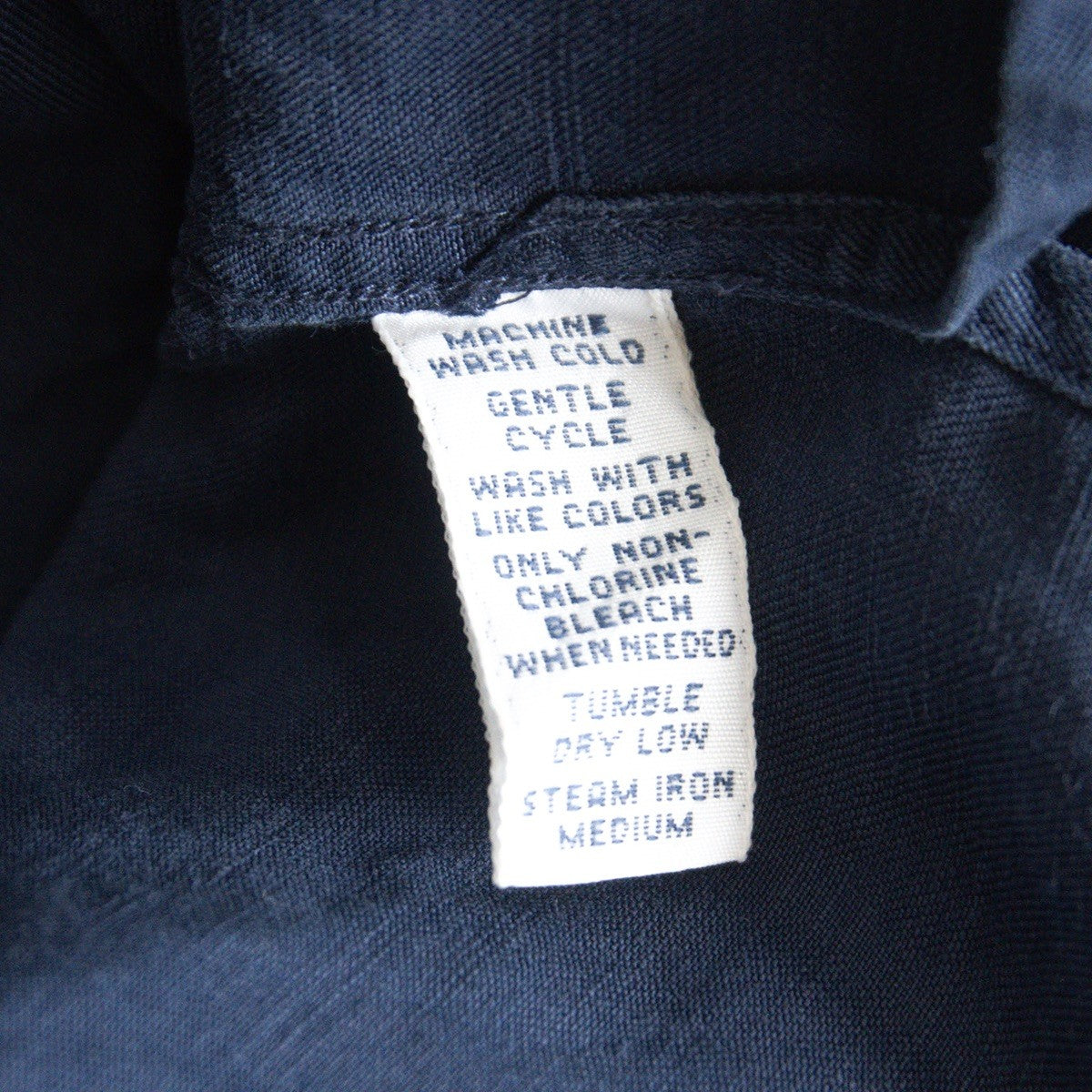POLO RALPH LAUREN Caldwell Linen Open Shirt Navy Size L