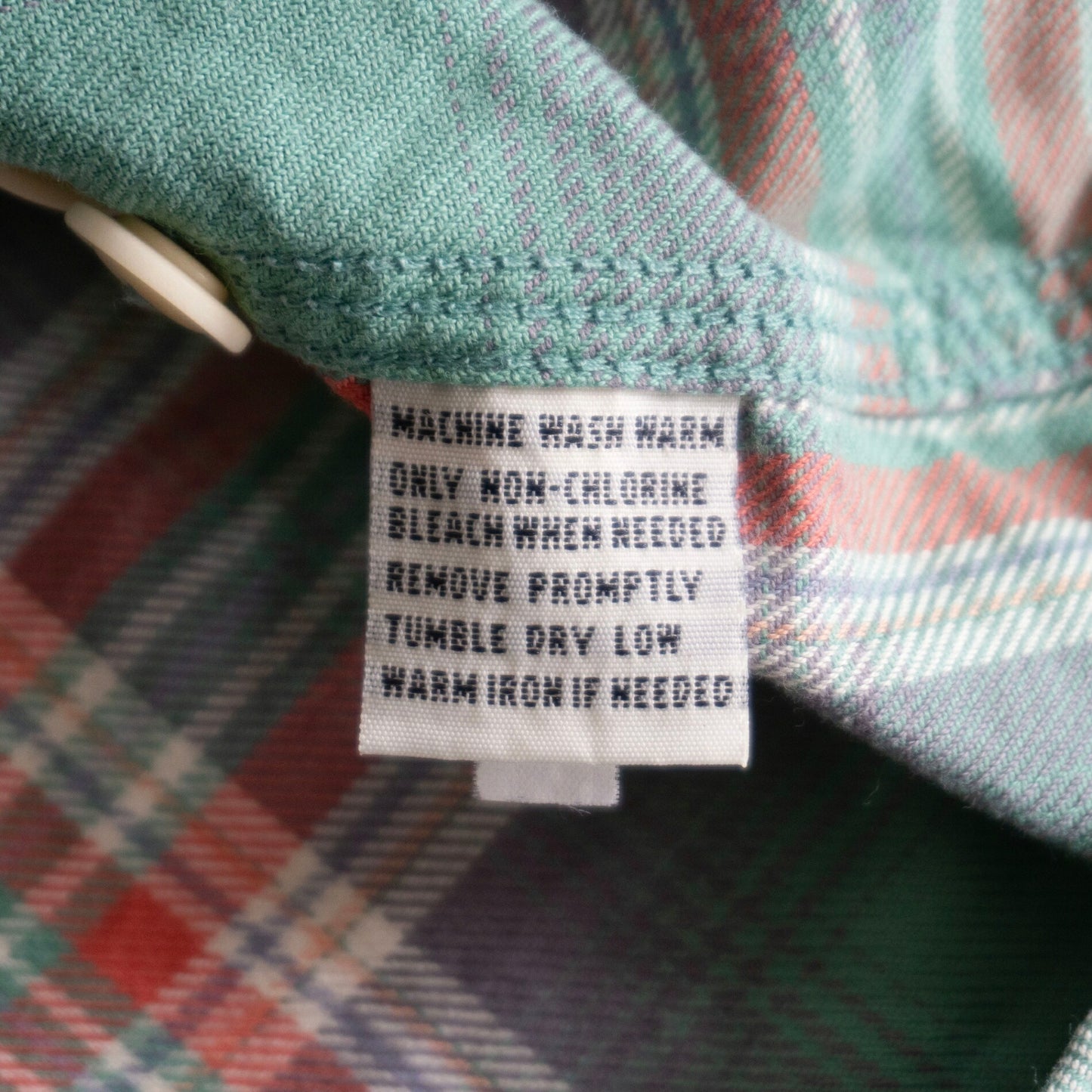 RRL Washed Flannel Shirt Size M