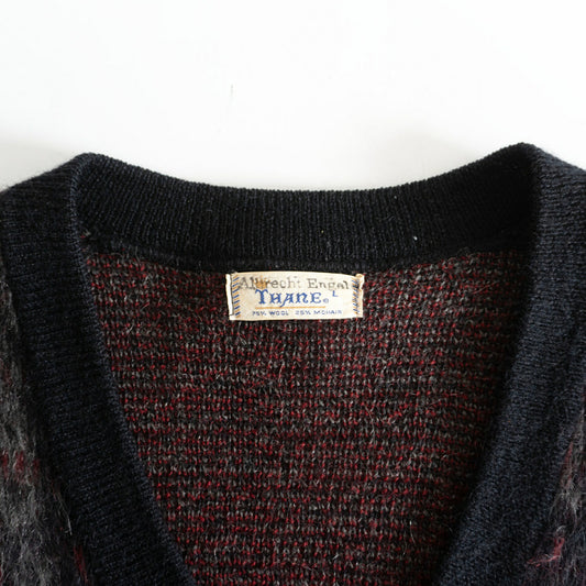 Vintage 60s THANE Mohair Cardigan Size L