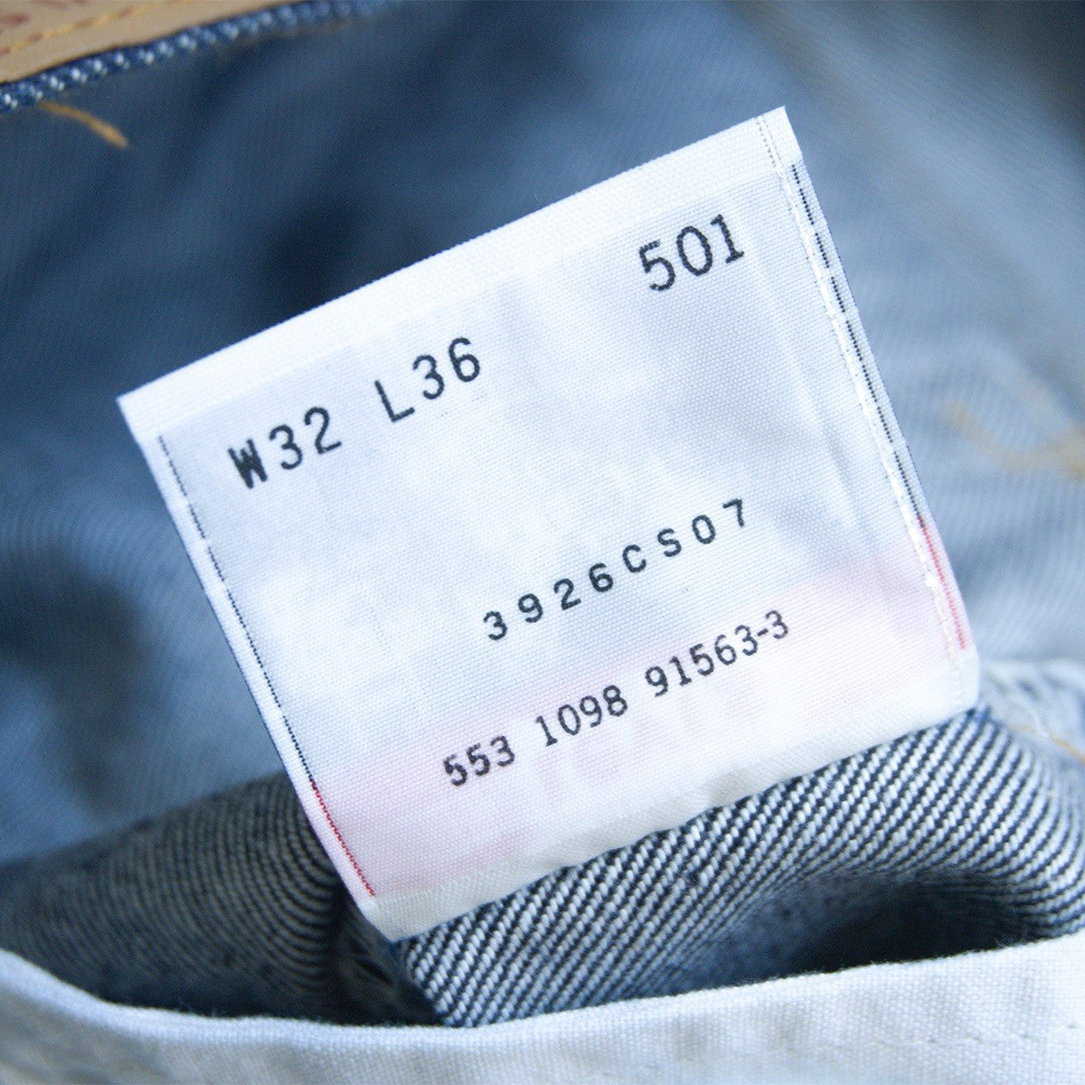 LEVI'S 90s Made in USA 501 Denim Jeans Size 32×36