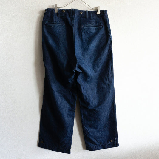 NIGEL CABOURN Denim Wide Pants Size 34