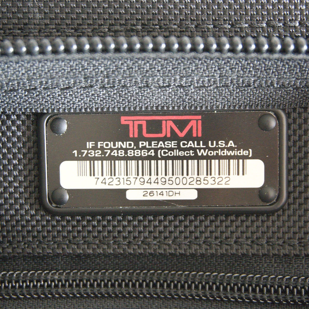 TUMI Alpha Ballistic Nylon 2-Way Briefcase Size ONE SIZE