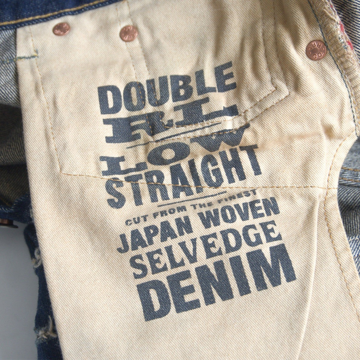 RRL One Wash Low Straight Jeans Size 31×30