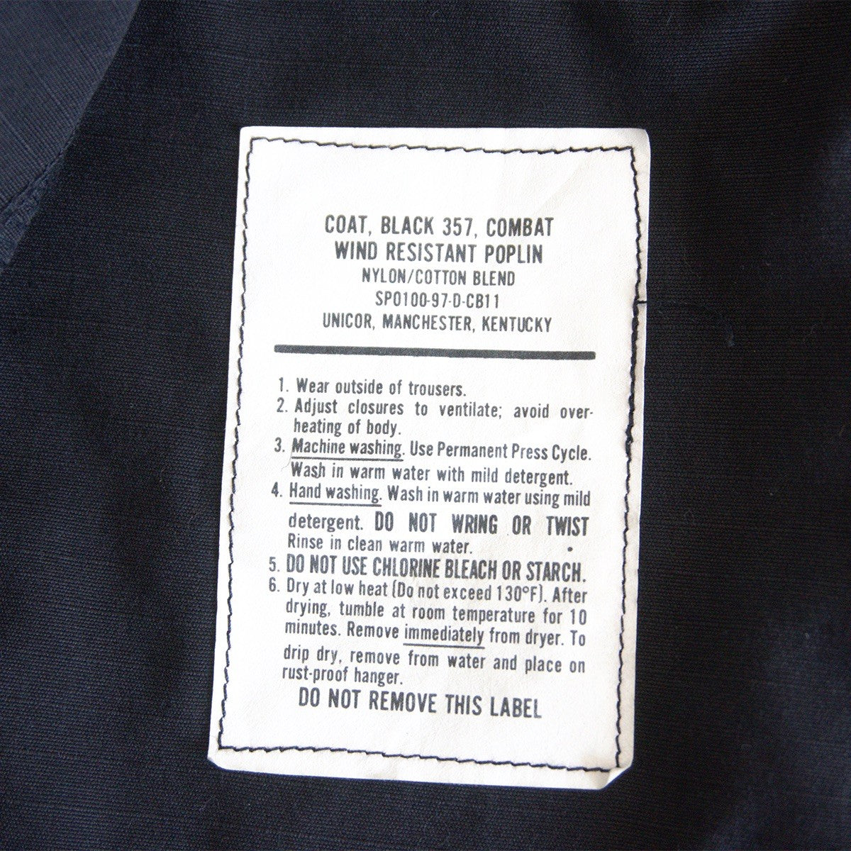 US ARMY 90s BLACK357 Ripstop BDU Jacket Size MEDIUM-REGULAR