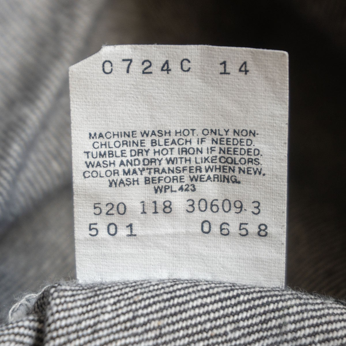 LEVI'S 90s USA 501 Black Pre-Dyed Jeans Size 32×34