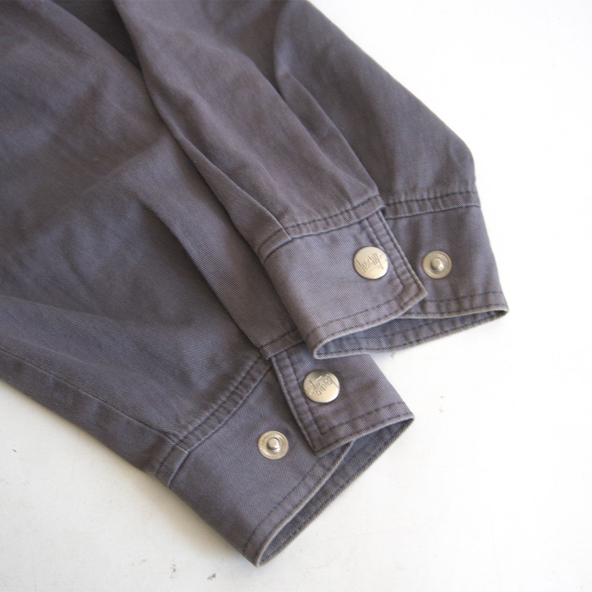 OLD STUSSY 90s USA Half-Zip Anorak Jacket Size S