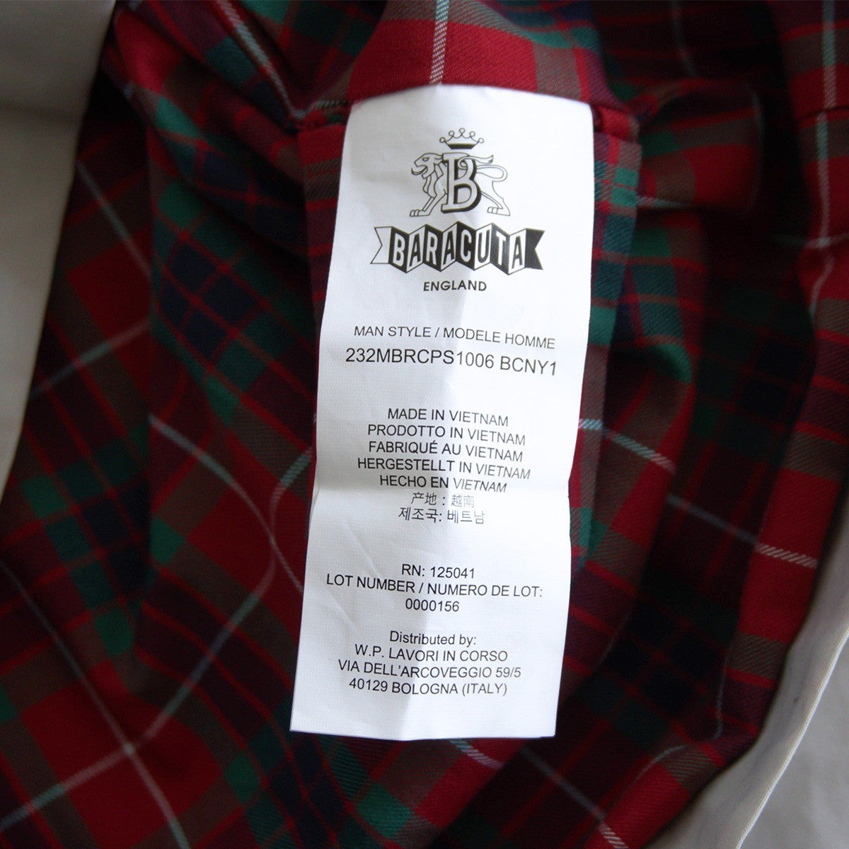 BARACUTA G4 Driving Coat Mist Swing Top Size 42