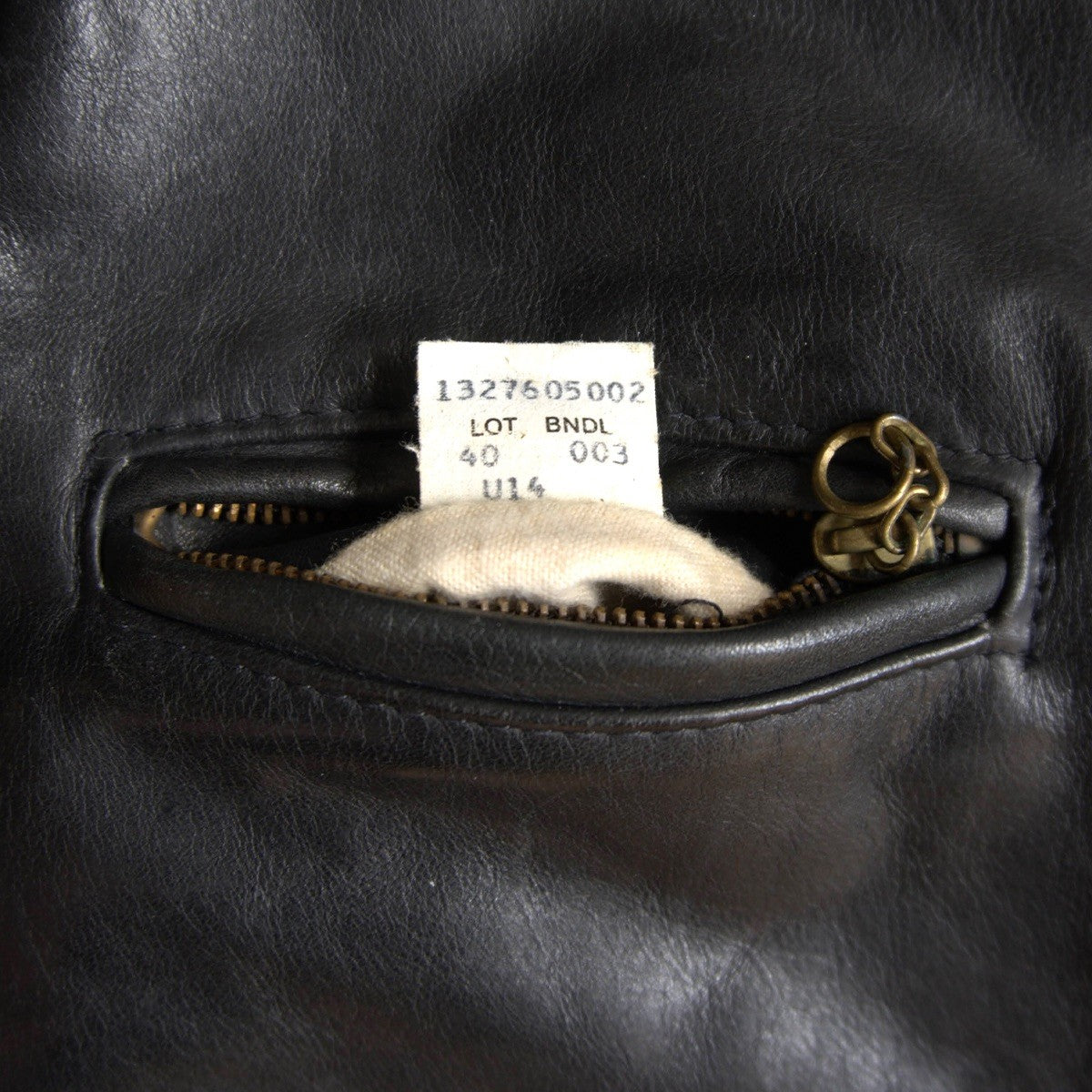 SCHOTT U14 Collared Leather Riders Jacket Size 40
