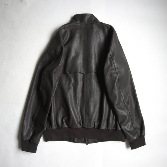 BARACUTA G9 Leather Harrington Jacket Size 46