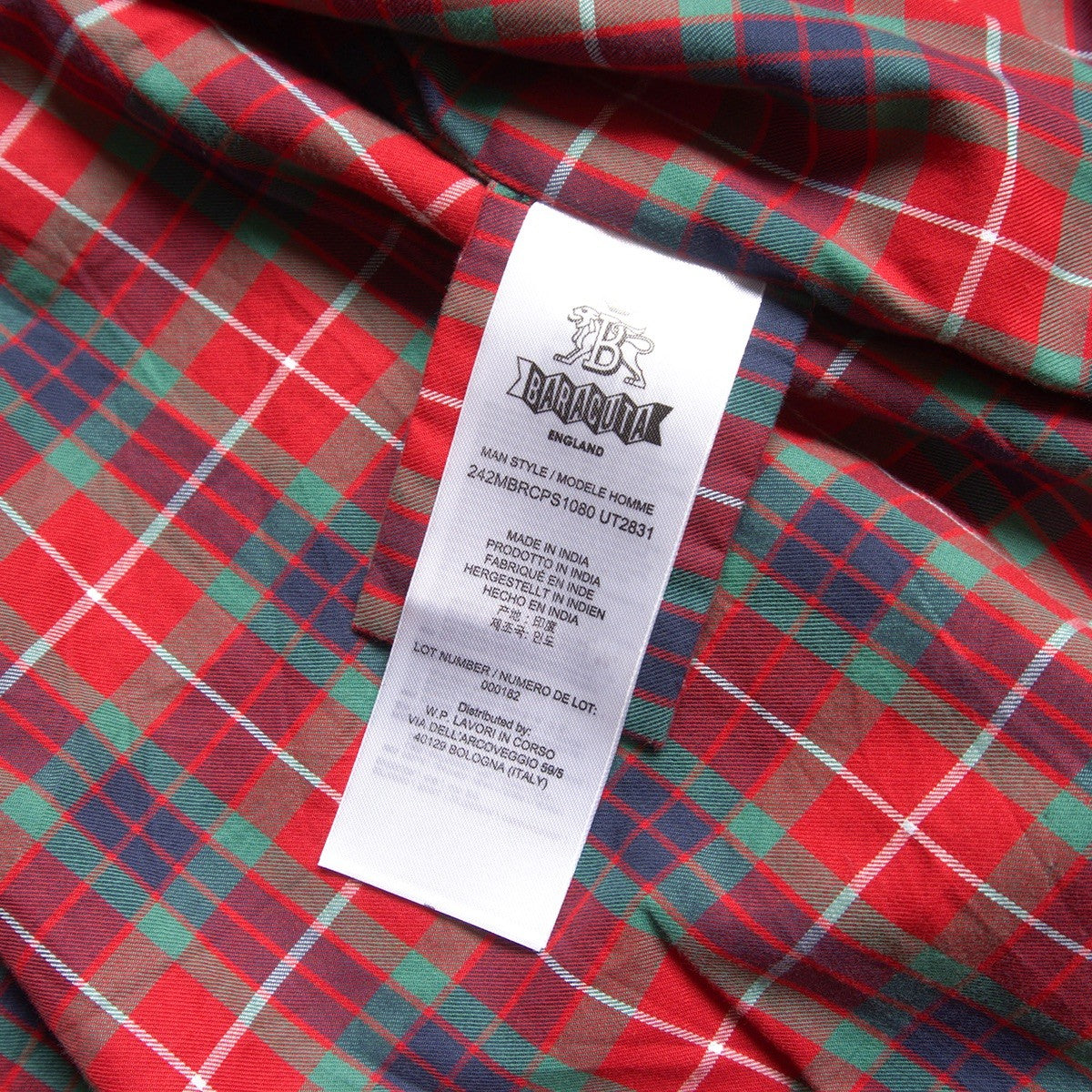BARACUTA G9 Leather Harrington Jacket Size 46